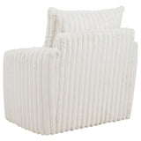 Sarco - Corduroy Upholstered Swivel Accent Arm Chair