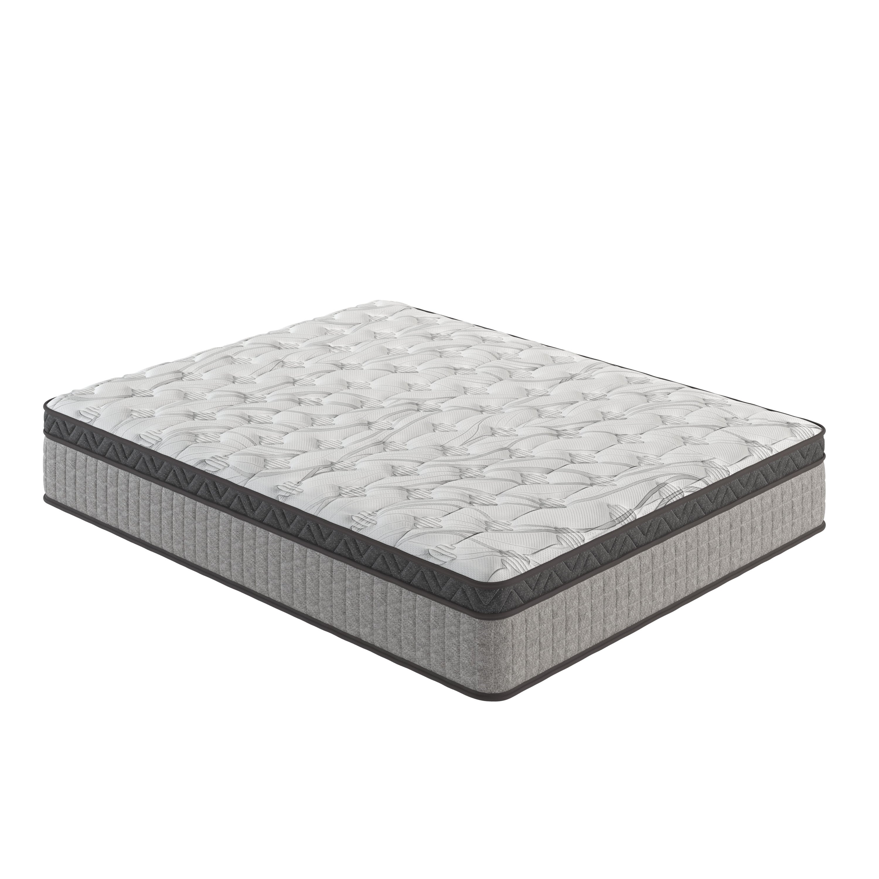 10" Diamond Innerspring Hybrid And Cooling Gel Memory Foam Mattress, High Quality, Pressure Relief, And Motion Isolation, Certipur-Us And Oeko Tex Certified