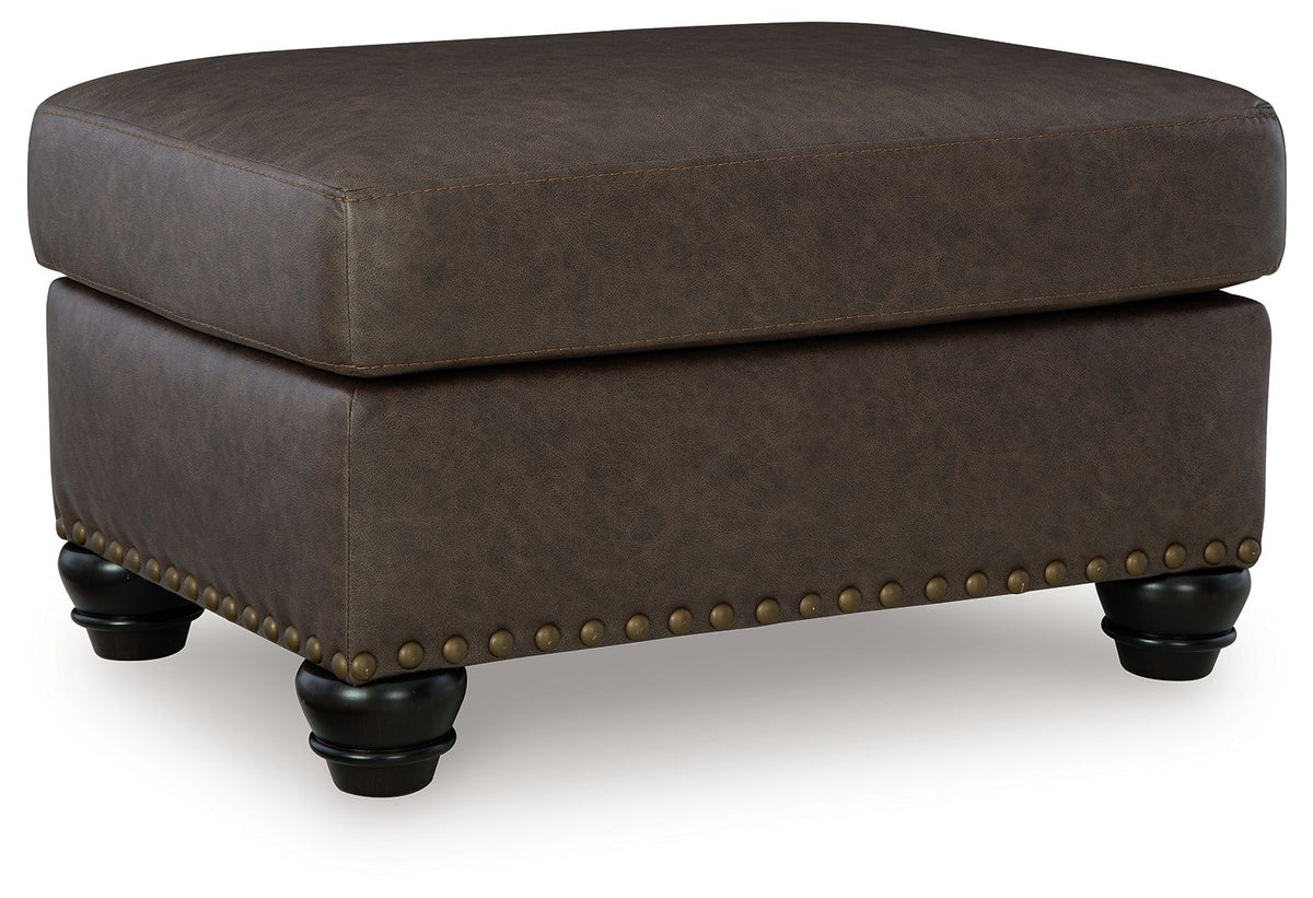 Roxmere - Umber - Ottoman by Benchcraft® | Bel Furniture