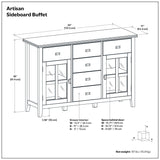 Artisan - Sideboard Buffet - Rustic Brown