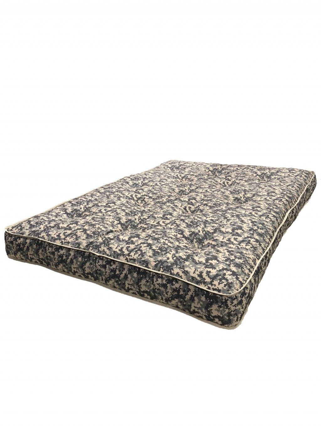 8" Full Double Foam Mattress - Camo