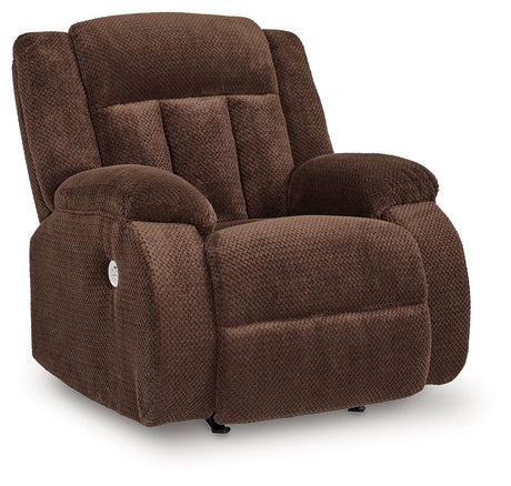 Free Wake - Chocolate - Power Rocker Recliner by Signature Design by Ashley® | Bel Furniture