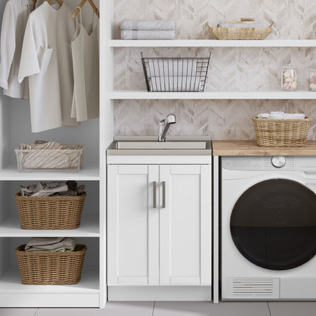 Kyle - Laundry Cabinet & Faucet And Stainless Steel Sink - view 16