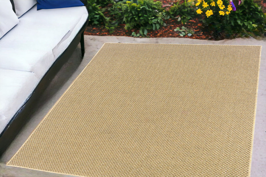 4' X 6' Outdoor / Indoor Area Rug - Beige