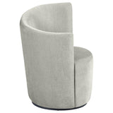 Nueva - Upholstered Swivel Chair Curved Backrest by Coaster Fine Furniture | Bel Furniture