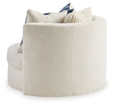 Padova - Ivory - Swivel Accent Chair by Ashley® | Bel Furniture