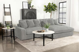 Blaine - Upholstered Reversible Chaise Sectional Sofa by Coaster Fine Furniture | Bel Furniture