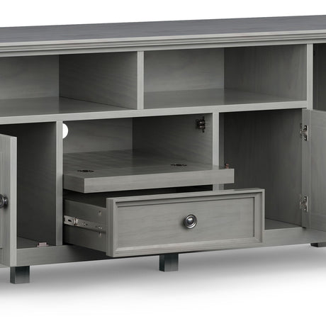 Amherst - Wide TV Media Stand by Simpli-Home | Bel Furniture