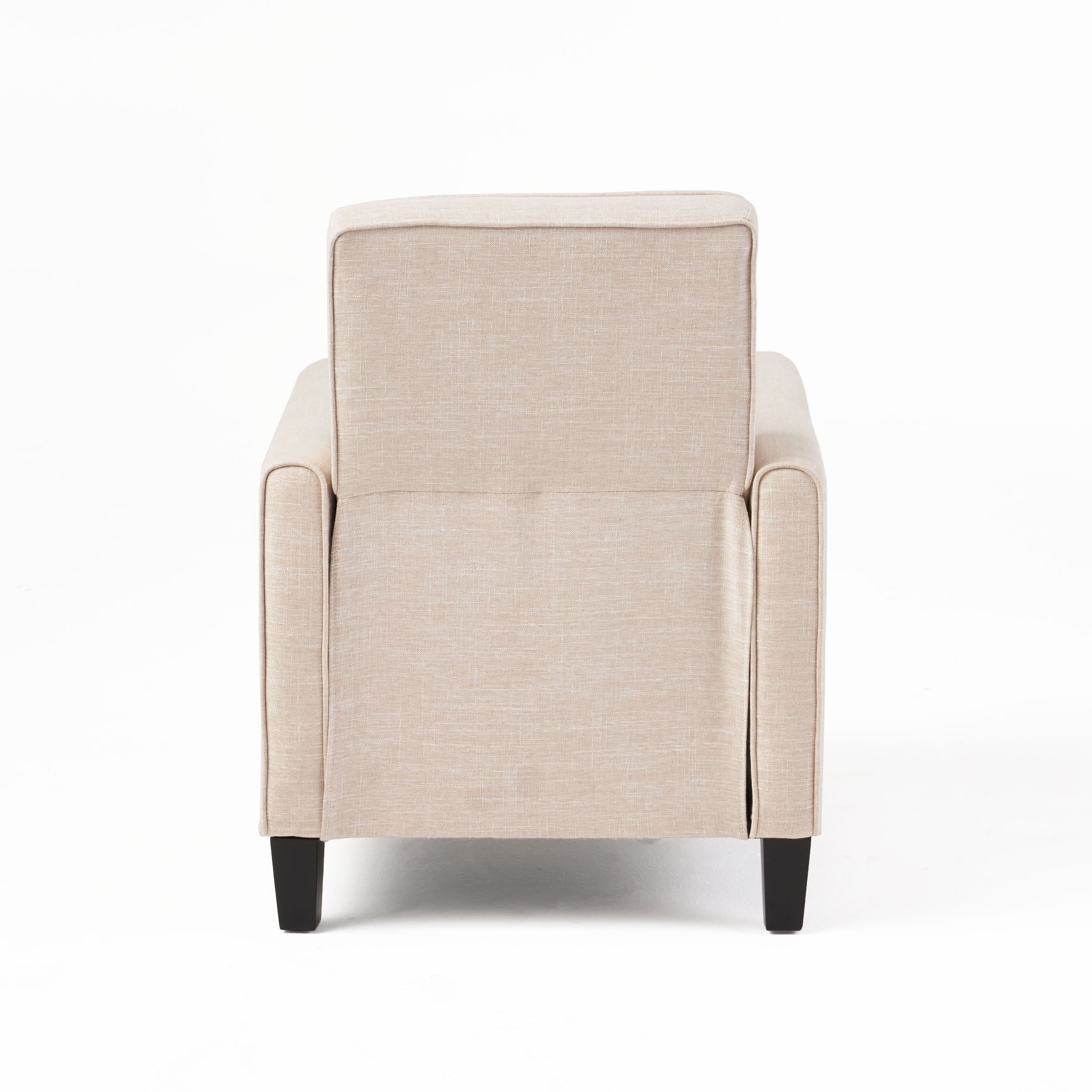 Linen Push Back Chair For Elegant Home