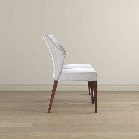 Luca - Dining Chair (Set of 2) - Light Gray by Ashcroft Furniture | Bel Furniture