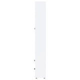 Hawthorne - 4-Shelf Glass Door Tall Cabinet With Drawers by Coaster Fine Furniture | Bel Furniture