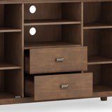 Artisan - Handcrafted Tall TV Media Stand by Simpli-Home | Bel Furniture