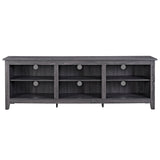 Modern Transitional 3 Shelf Open Storage 70" TV Stand For 80" TVs by Walker Edison | Bel Furniture