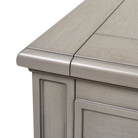 Dauphin - 5 Drawer Executive Desk by Jennifer Taylor Home | Bel Furniture