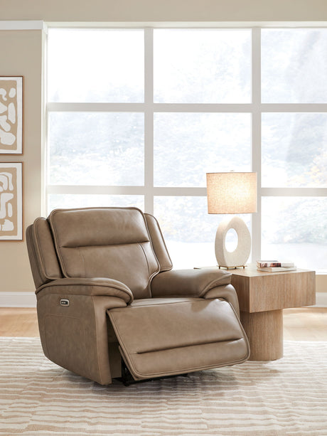 Glencroft - Power Recliner / Adjustable Headrest - Sahara - view 10