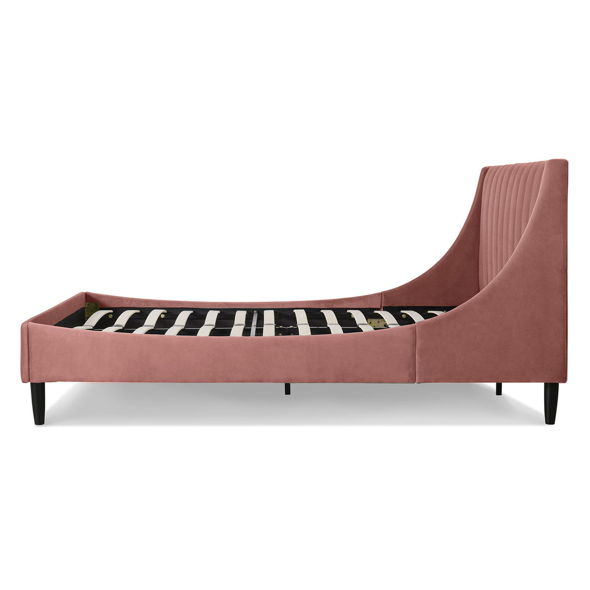 Aspen - Vertical Tufted Modern Headboard Platform Bed Set