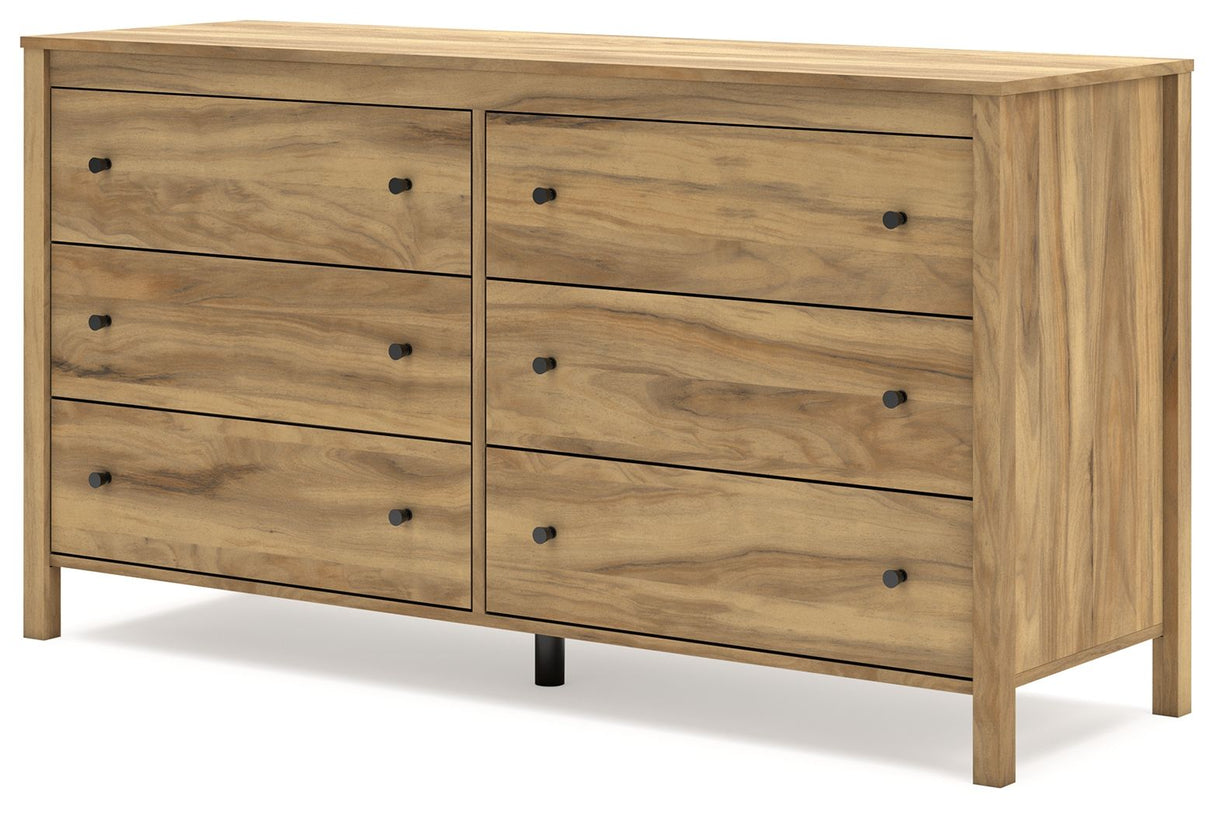 Bermacy - Light Brown - Six Drawer Dresser by Signature Design by Ashley® | Bel Furniture
