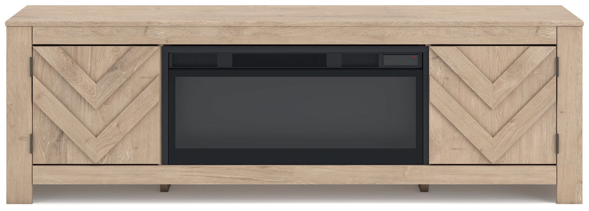 Cayboni - LG TV Stand With Fireplace Option by Signature Design by Ashley® | Bel Furniture