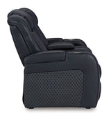 Fyne-dyme - Power Reclining Loveseat With Console/Adj Hdrst by Signature Design by Ashley® | Bel Furniture