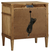 Sharlance - Brown - Three Drawer Night Stand by Signature Design by Ashley® | Bel Furniture