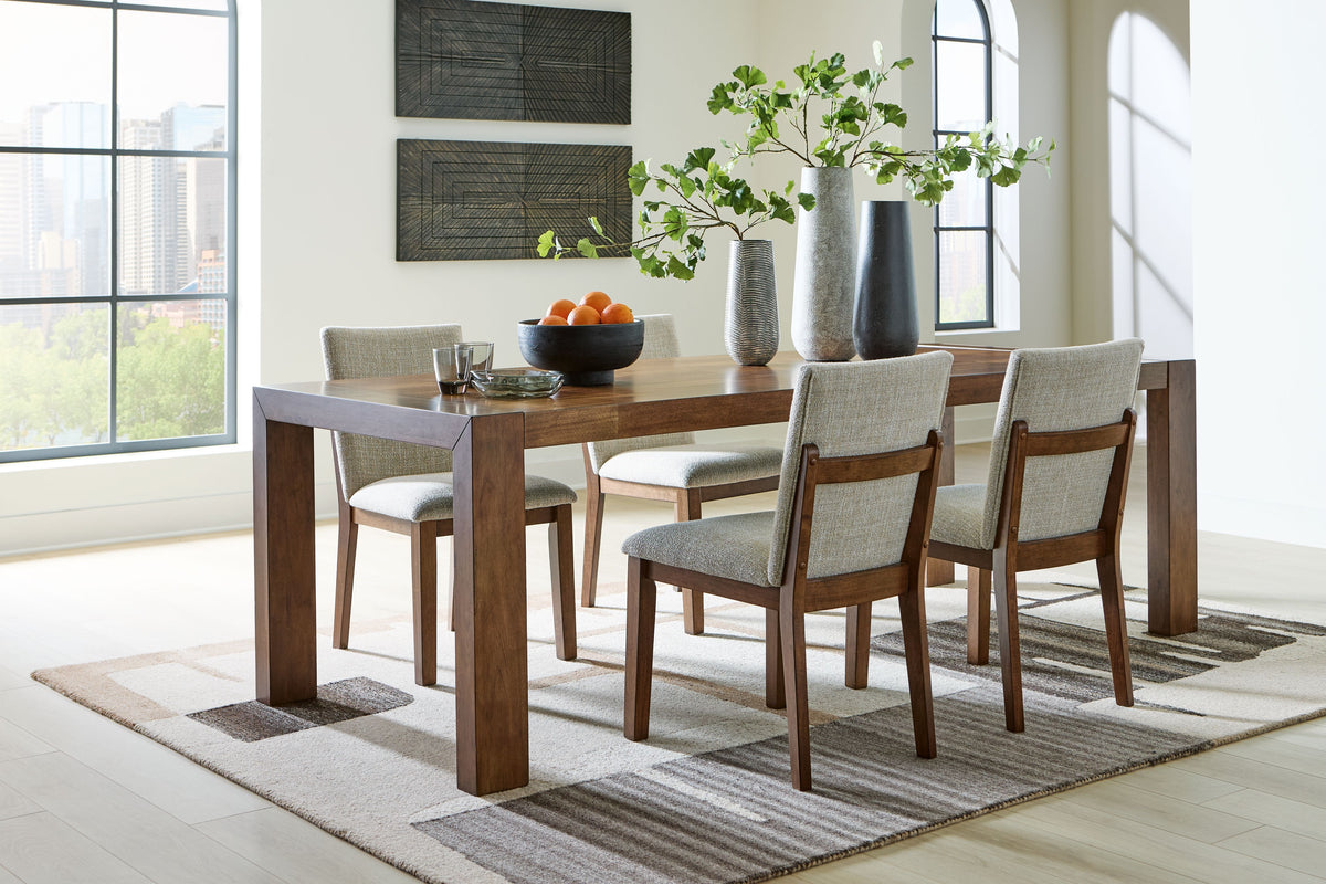 Kraeburn - Dining Room Set Light Brown 5 Pc. Table, 4 Chairs by Signature Design by Ashley® | Bel Furniture