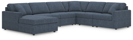 Modmax - Ink - Sectional Blue 6 Pc. Sectional With Laf Corner Chaise by Signature Design by Ashley® | Bel Furniture