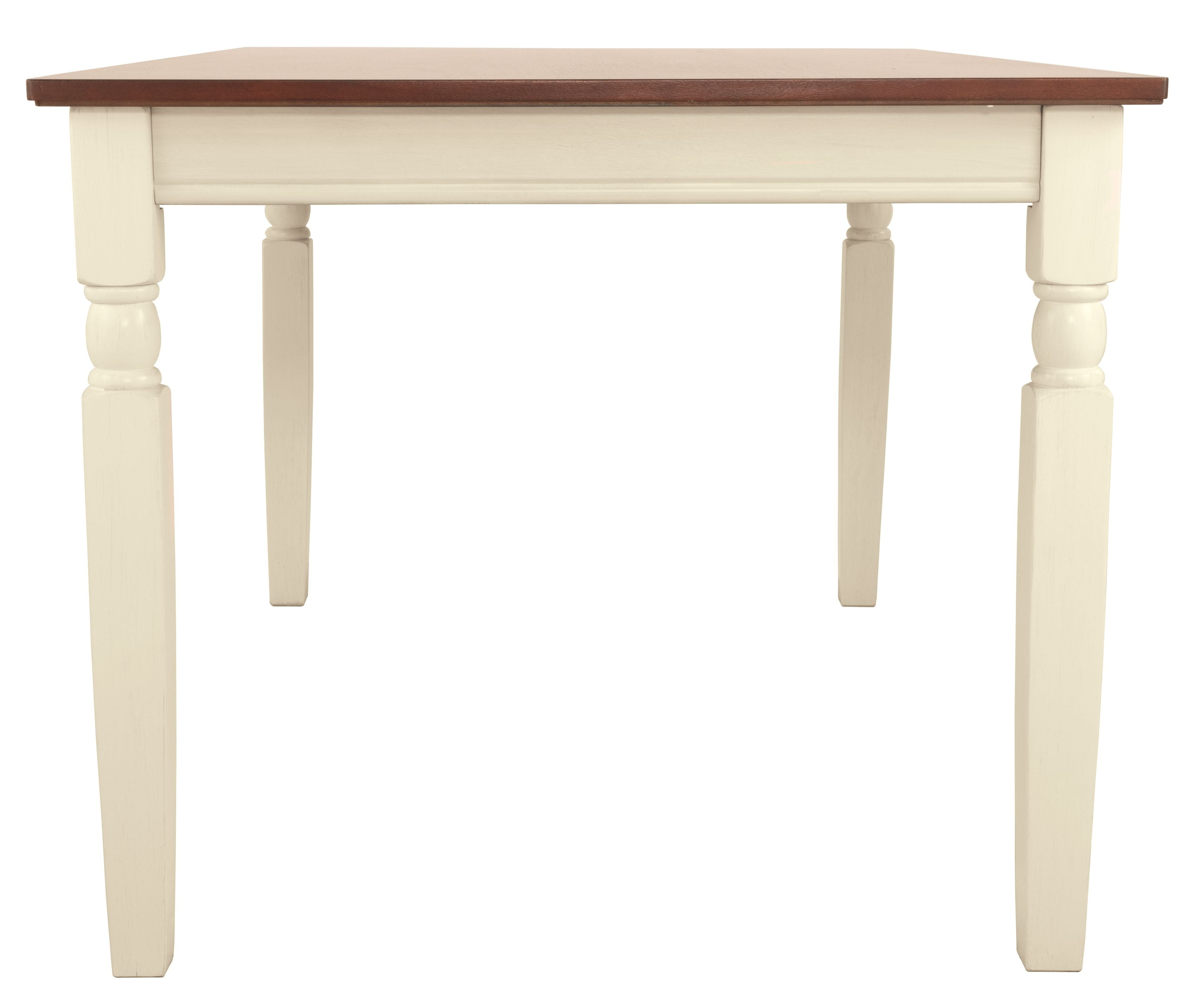 Whitesburg - Brown / Cottage White - Rectangular Dining Room Table