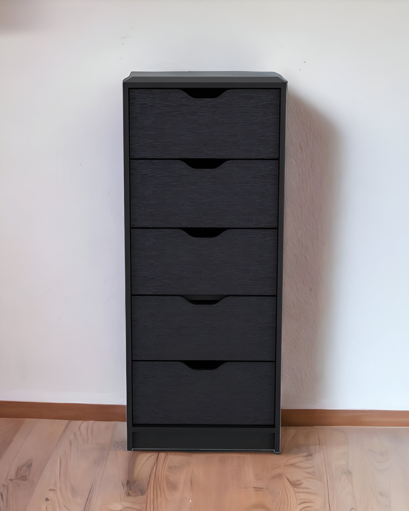 5 Drawer Standard Chest - Black