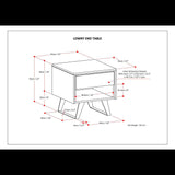 Lowry - Handcrafted End Table