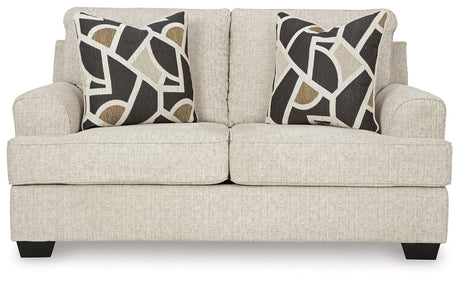 Heartcort - Quartz - Loveseat by Benchcraft® | Bel Furniture
