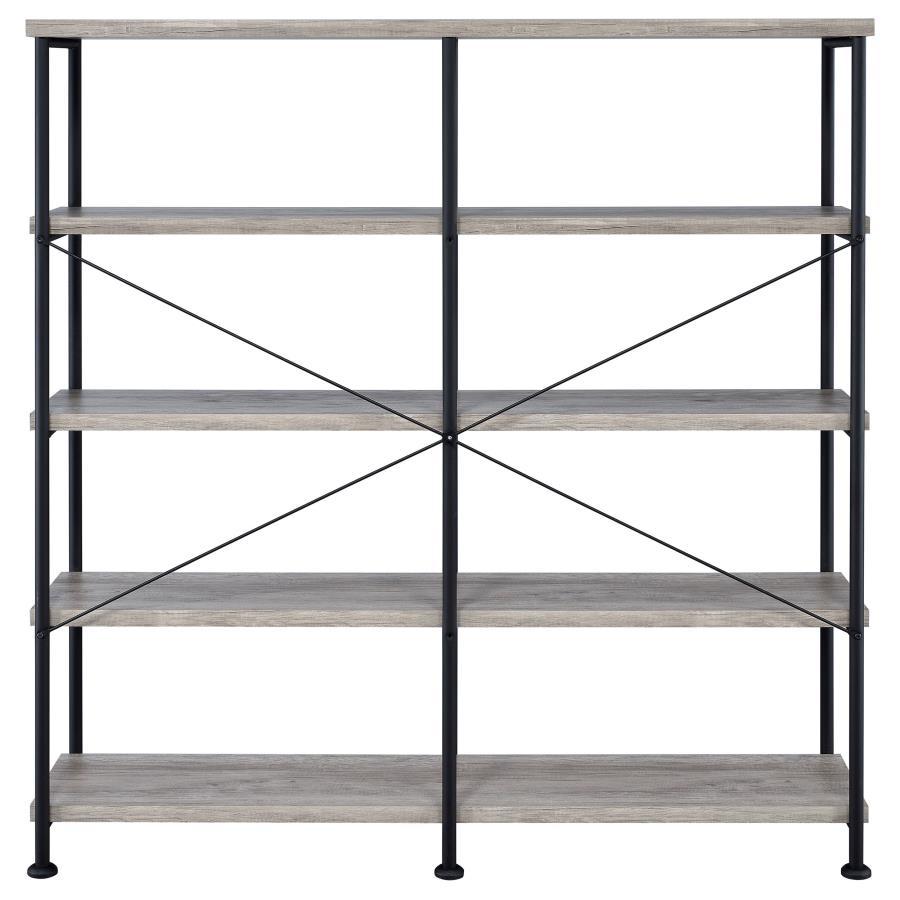 Analiese - 4-Shelf Double Bookshelf