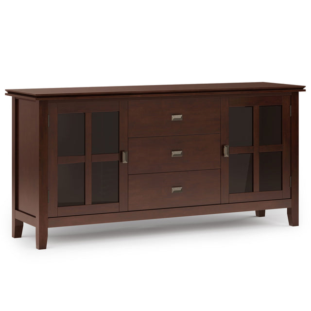 Artisan - Large Sideboard Buffet - Russet Brown by Simpli-Home | Bel Furniture