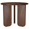 Dale - Round Solid Mango Wood Table Dark Brown End Tables by Coaster Fine Furniture | Bel Furniture