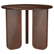 Dale - Round Solid Mango Wood Table Dark Brown End Tables by Coaster Fine Furniture | Bel Furniture