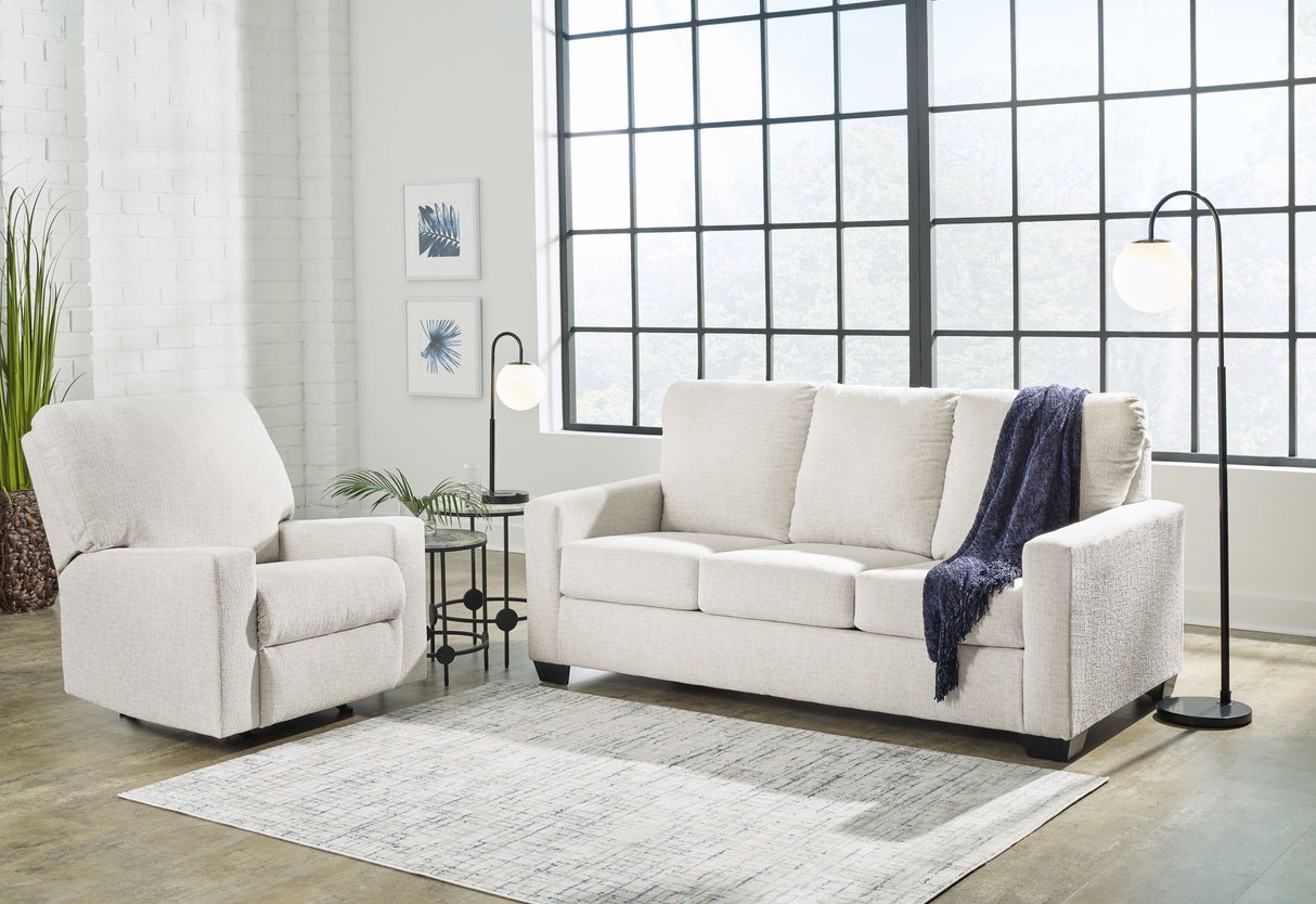 Rannis - Living Room Set Beige 2 Pc. Sofa Sleeper, Rocker Recliner Full by Signature Design by Ashley® | Bel Furniture