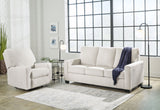 Rannis - Living Room Set Beige 2 Pc. Sofa Sleeper, Rocker Recliner Full by Signature Design by Ashley® | Bel Furniture