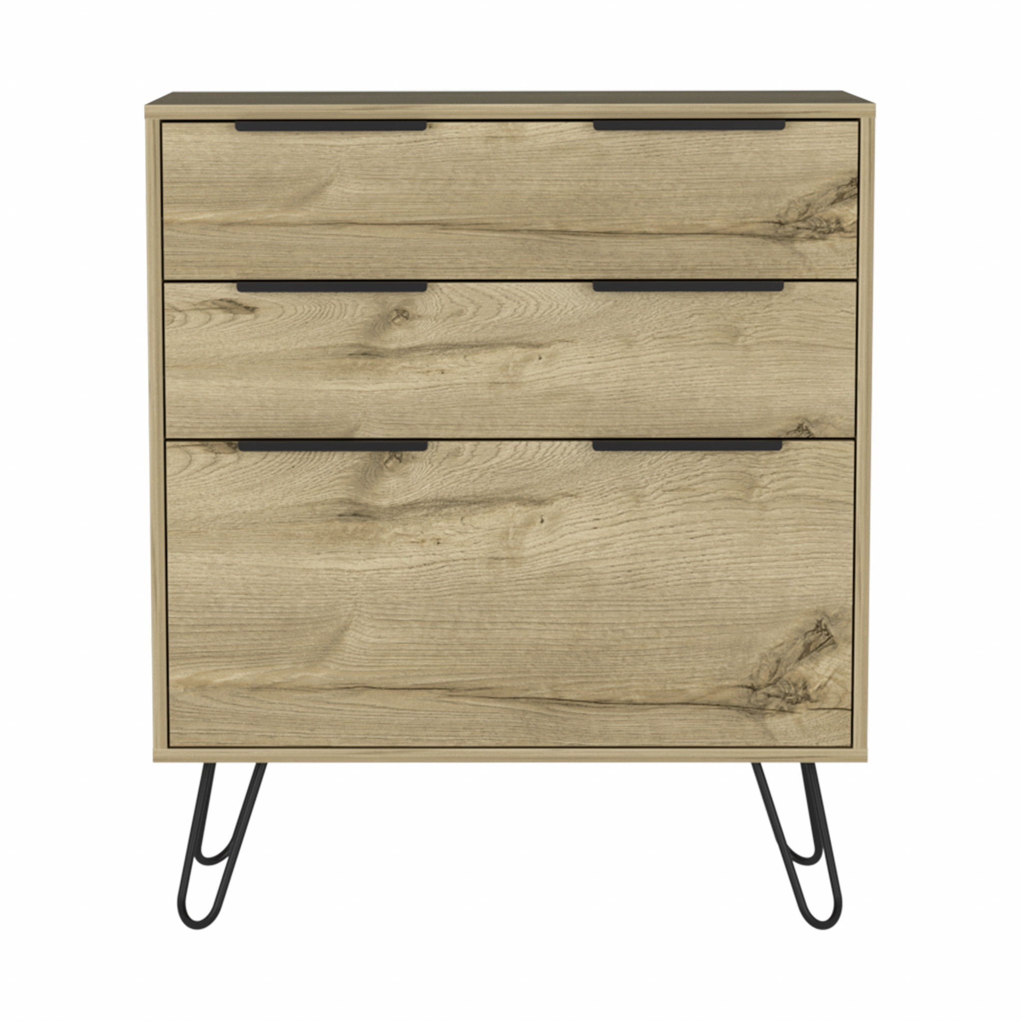 Three Drawer Dresser - Light Oak