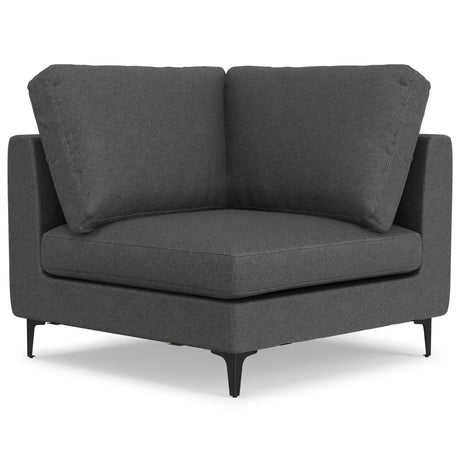 Ava - Mid Century Corner Sectional Sofa Handcrafted - view 11