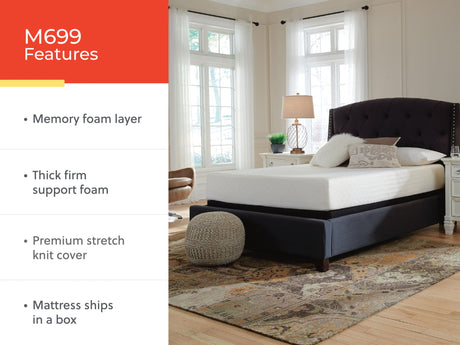 10 Inch Chime Memory Foam - Firm Memory Foam Mattress - view 10