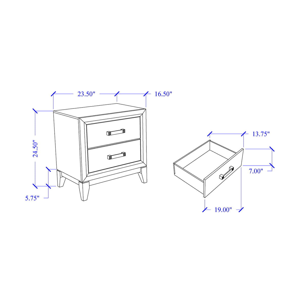 Mirage - 5 Piece Bedroom Set