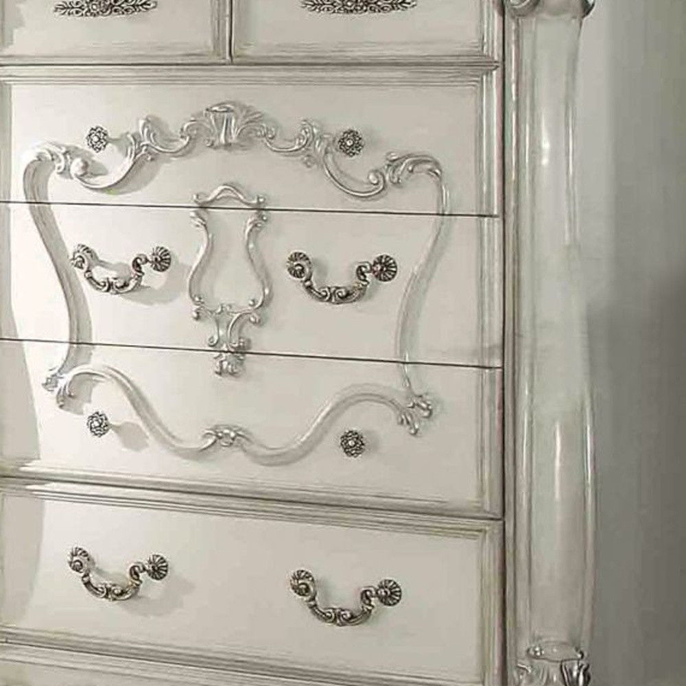 Solid Wood Standard Chest - White