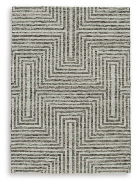 Jossen - Rug Gray 5' x 7' by Signature Design by Ashley® | Bel Furniture