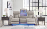 Boyington - Power Reclining Sofa With Adj Headrest by Signature Design by Ashley® | Bel Furniture