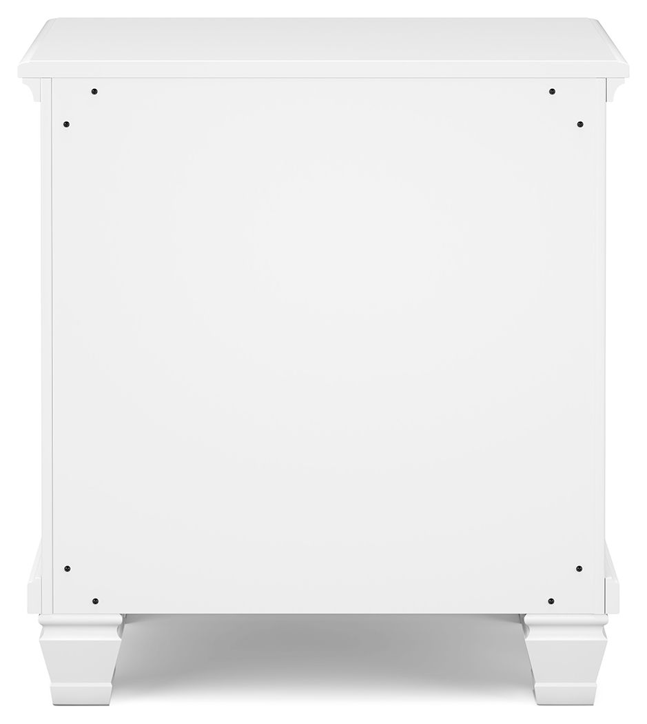 Fortman - White - Two Drawer Night Stand by Signature Design by Ashley® | Bel Furniture