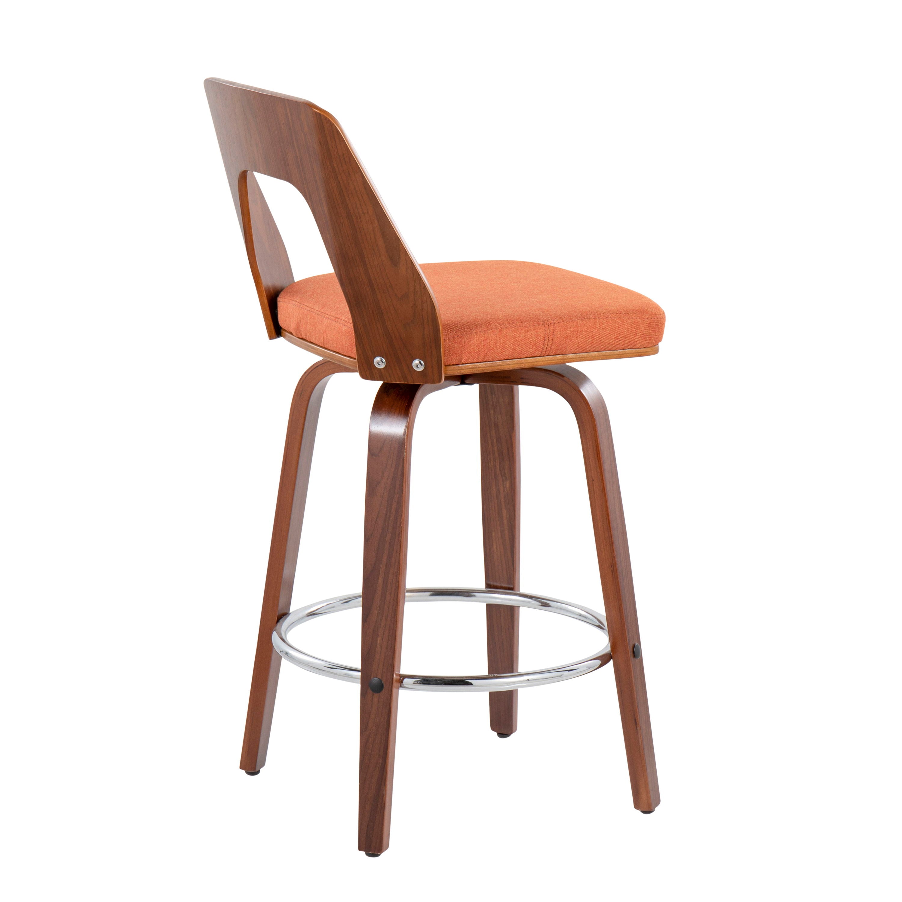 Trilogy - Mid Century Modern Counter Stool (Set of 2)