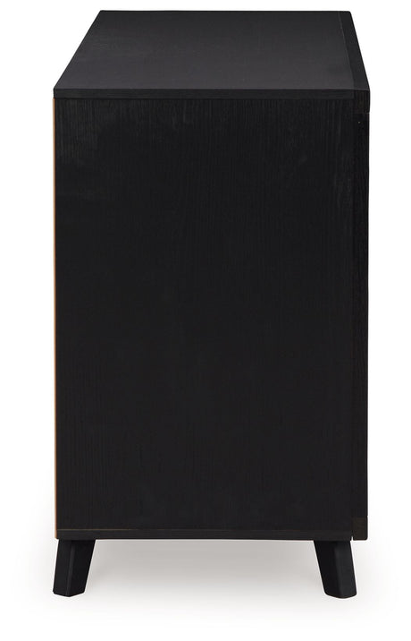 Danziar - Black - Six Drawer Dresser by Signature Design by Ashley® | Bel Furniture