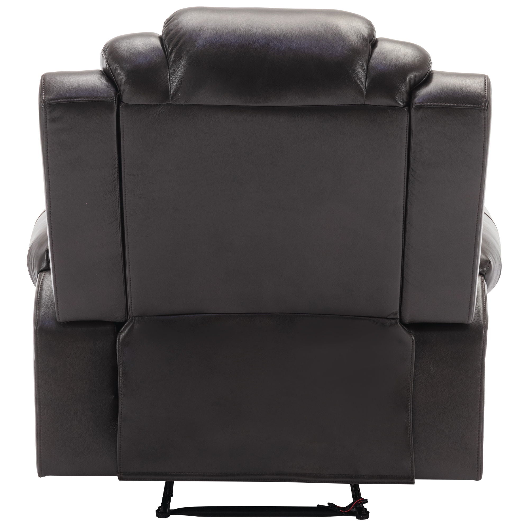 Home Theater Seating Manual Recliner Chair With Led Light Strip For Living Room