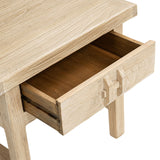 Rowan - Side Table With Drawer - Light Brown