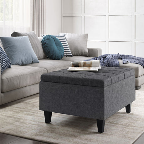 Harrison - Upholstered Coffee Table Storage Ottoman - view 98