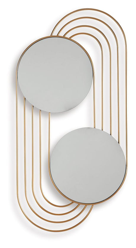 Warrenley - Gold Finish - Accent Mirror by Signature Design by Ashley® | Bel Furniture